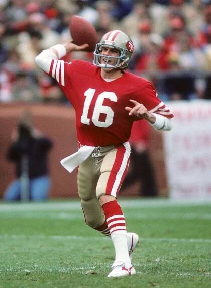 Image  legendary NFL quarterback Joe Montana Wallpaper