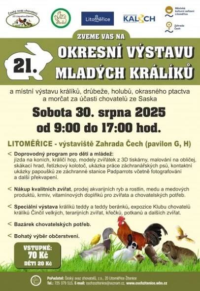 21. Okresní výstava mladých králíků