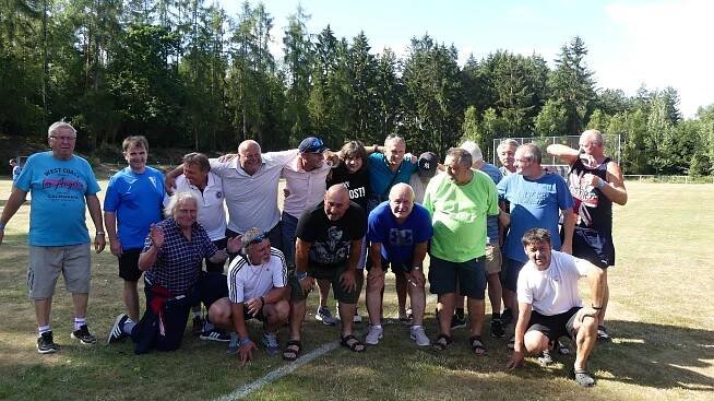Oslavy 50 let fotbalu v Kroučové okořenili Siegl, Panenka, Dobiáš či Řepka