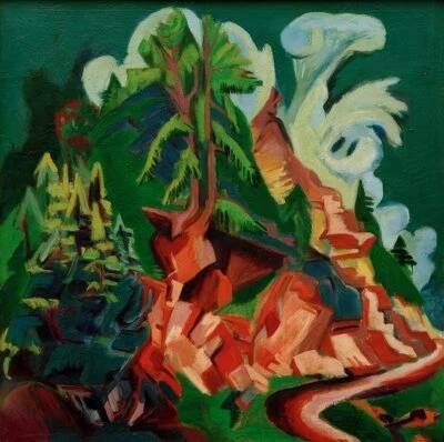 Hora. Cesta do Stafelu od Ernst Ludwig Kirchner