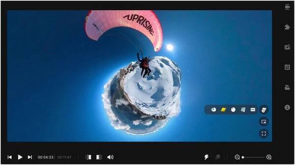 Rozhraní Insta360 Studio