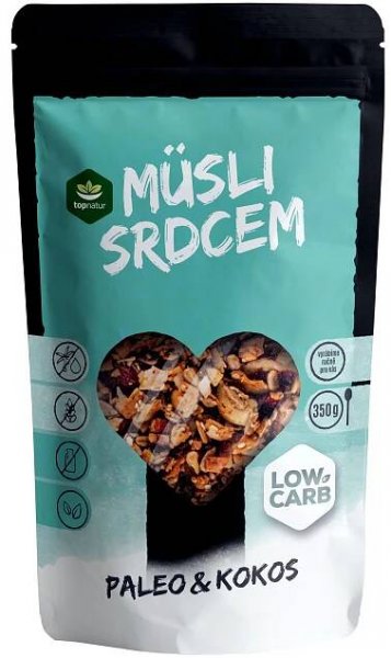 Müsli srdcem paleo a kokos Low carb
