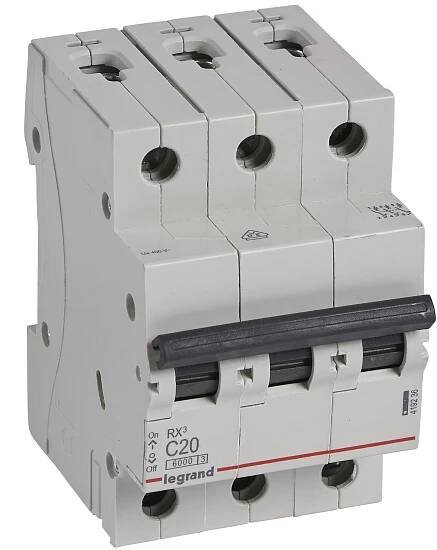 LEGRAND Jistič 20C/3 419236 RX3 6KA