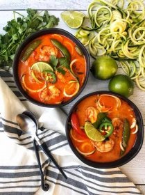 Thai Shrimp Curry Soup - Dash of Color and Spice