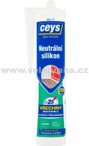 CEYS silikon neutrální bílý 280ml | VELA – velkoobchod železářským zbožím