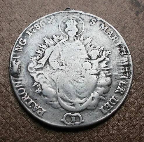 Tolar 1786 B  -  JOSEF II.  Andělíčkový - Madona  - Sběratelství