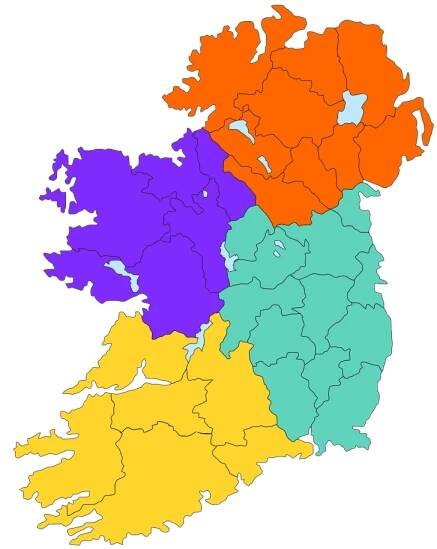 Provincie v Irsku – Wikipedie