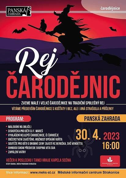 REJ ČARODĚJNIC 2023 | Disko / Zábava | Akce | Strakonice