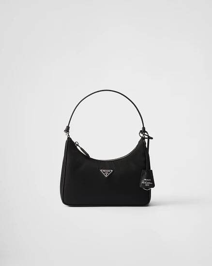 Black Prada Re-edition 2005 Re-nylon And Saffiano Mini Bag