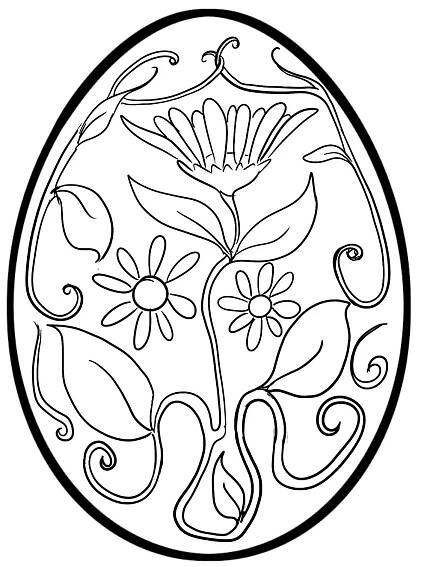 Easter Egg Coloring Pages Free Printable For Kindergarten 18079# | Coloring easter eggs, Easter egg coloring pages, Easter coloring sheets