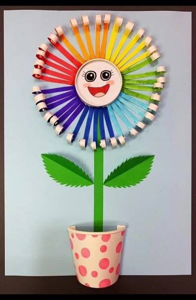 Obsahuje obrázek: How to make flowers from paper cups
