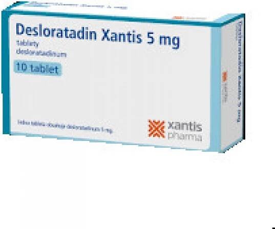 DESLORATADIN XANTIS POR 5MG TBL NOB 10