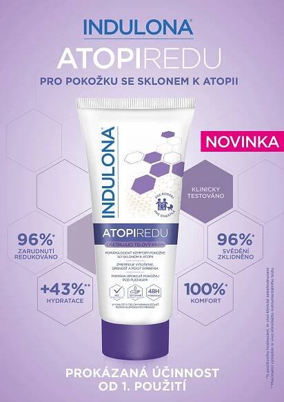 INDULONA pečující tělový krém Atopiredu 200 ml 129 Kč
