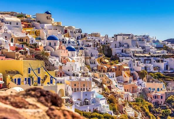 Santorini Město Budovy - Fotografie zdarma na Pixabay