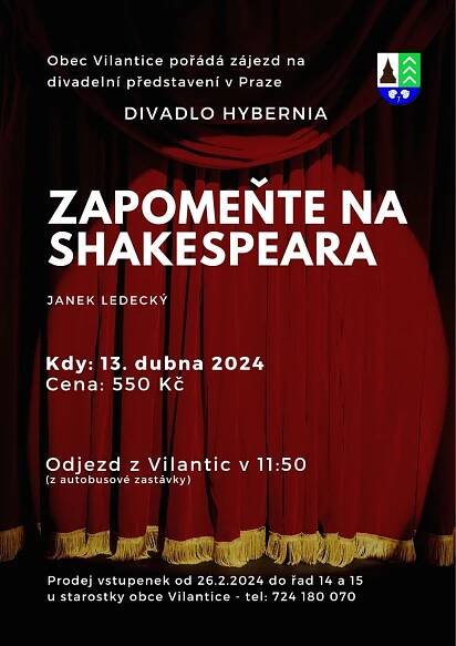 Divadelní představení Zapomeňte na Shakespeara