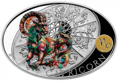 Stříbrná mince Znamení zvěrokruhu - Kozoroh proof (ČM 2021) | Zlato bez DPH