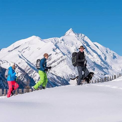 Zimní turistika v Heiligenblut am Großglockner