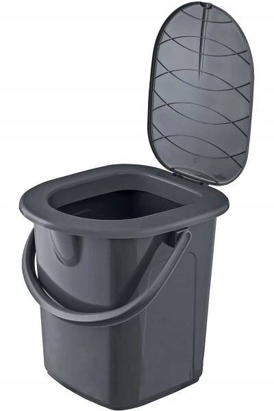 BRANQ - Přenosná turistická toaleta - WC na pozemek - kbelík - 22 L Stav balení originální