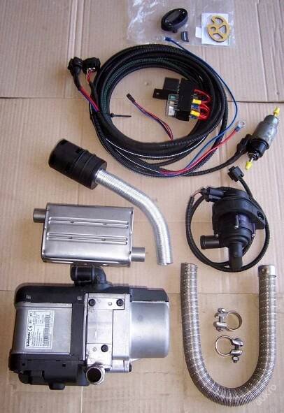 Nezávislé topení Webasto Thermo Top V-Evo5+hodinky - Auto-moto