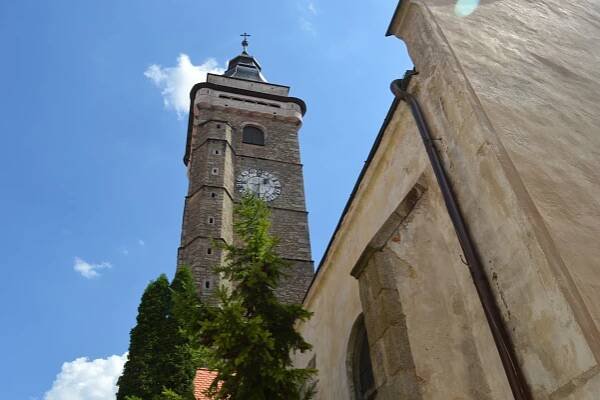 Slavonice, Věž kostela Nanebevzetí Panny Marie | Církevní turistika