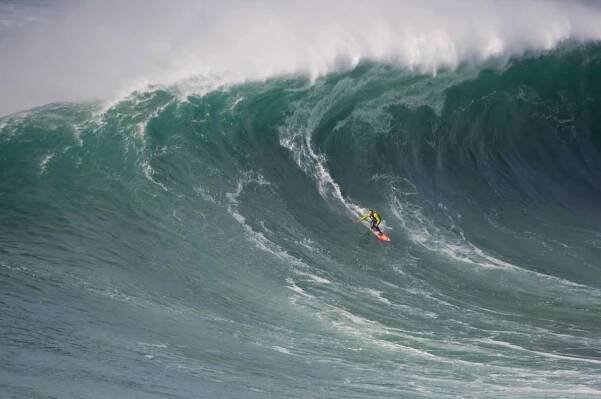 Nazare - Best surfing destinations in Europe - Copyright Gustavo Miguel Fernandes  Shutterstock.com - European Best Destinations