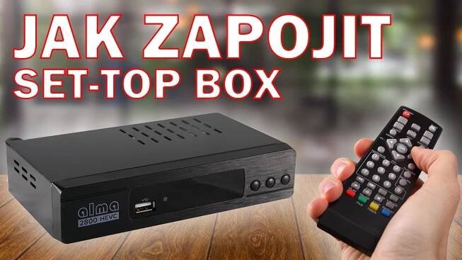 Jak zapojit set-top box TereBox 2T - DVB-T2 (instruktáž)
