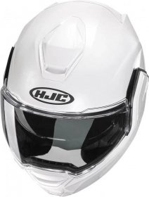 Překlápěcí helma HJC i100 Solid Pearl White