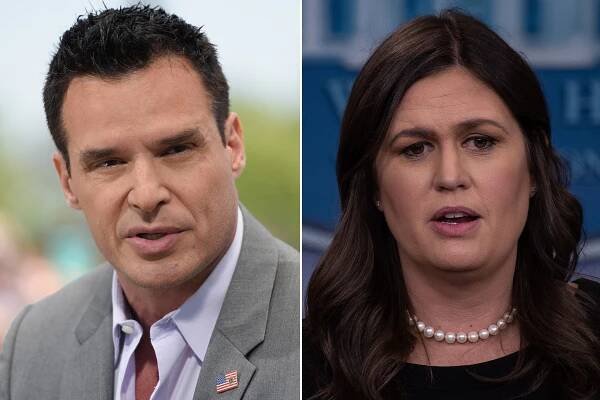 Antonio Sabato Jr. and Sarah Huckabee Sanders