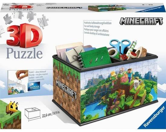 RAVENSBURGER 3D puzzle úložný box: Minecraft 216 dílků