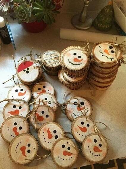 19+ Christmas Ornament Ideas You Can Try To Made It » ideas.hasinfo.net | Christmas crafts diy, Christmas ornament crafts, Wood christmas ornaments