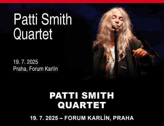 Patti Smith Quartet vystoupí 19. července v pražském Foru Karlín - Proti šedi