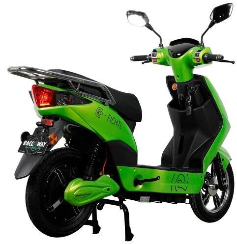 Elektroskútr RACCEWAY® E-FICHTL®, sv.zelený-metalický s baterií 20Ah | e-Fichtl |Rulyt.cz - Sportovní potřeby - Velkoobchod