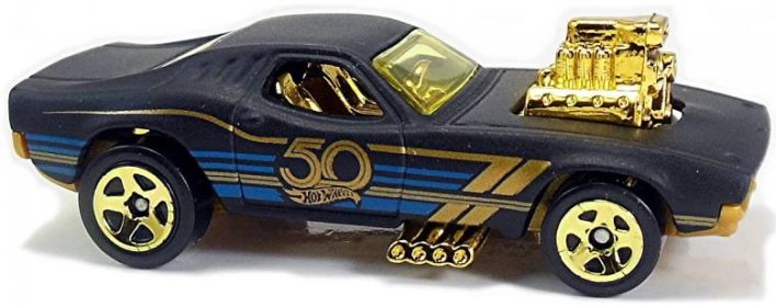 Hot Wheels Tématické auto 50. let výročí Black & Gold Rodger Dodger