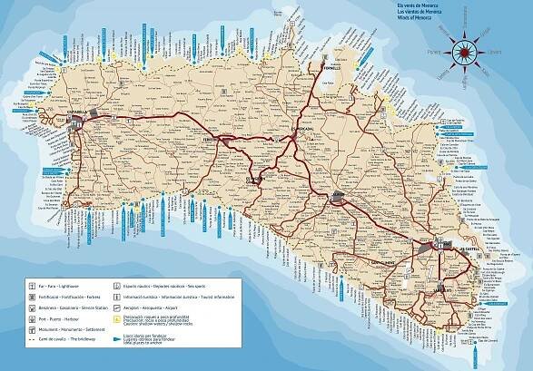 Přehledná mapa Baleárských ostrovů v roce 2025 | Levnocestovani.cz