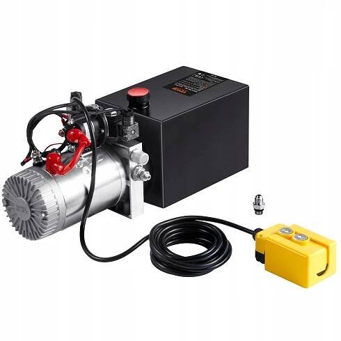 Hydraulické čerpadlo, 8 litrů, dvojčinné čerpadlo pro sklápěcí přívěs, napájecí jednotka DC 12V za 4884.00CZK - Allegro