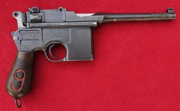 Pistole Mauser C96 v ráži 9mm Luger - Sběratelské zbraně