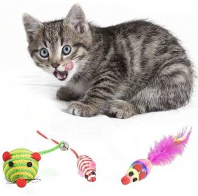 Set hraček pro kočky