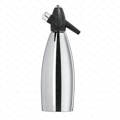 Sifonová láhev iSi SODA SIPHON INOX 1.0 l, nerezová