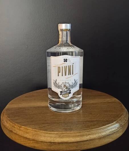 Pivní pálenka Kuželov 50% 0,5l