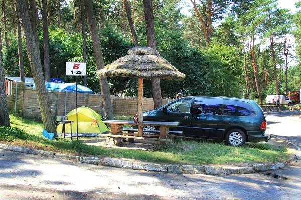 Camping numer 180 położony nieopodal plaży w Stegnie - Znajdź nocleg na mierzei 