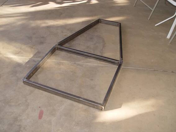 Photo of frame for electrick chopper trike