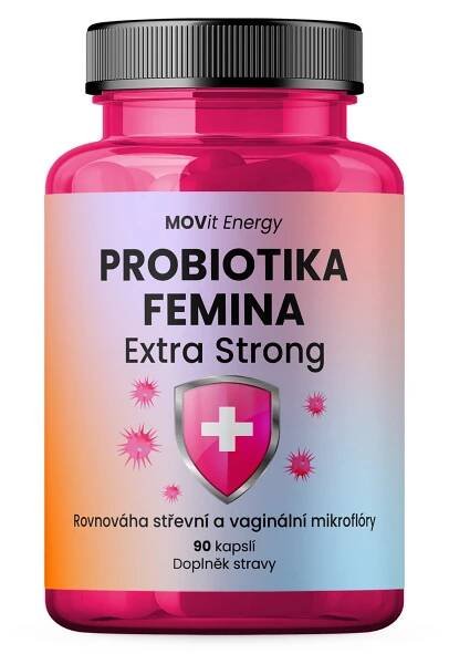 MOVit probiotika FEMINA Extra Strong 90 kapslí