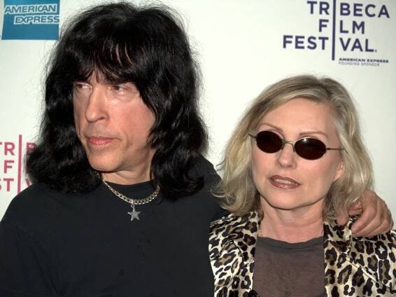 Marky Ramone and Debbie Harry
