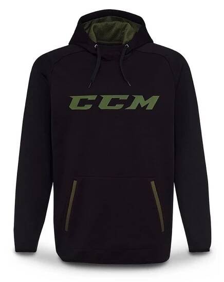 Mikina CCM Grit Fleece Tech Hood SR