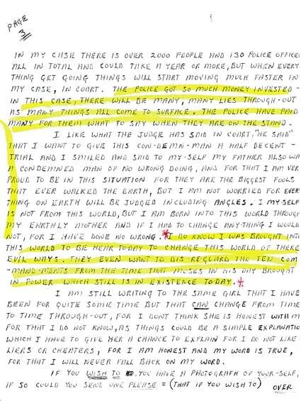 Robert Pickton Journal Entry