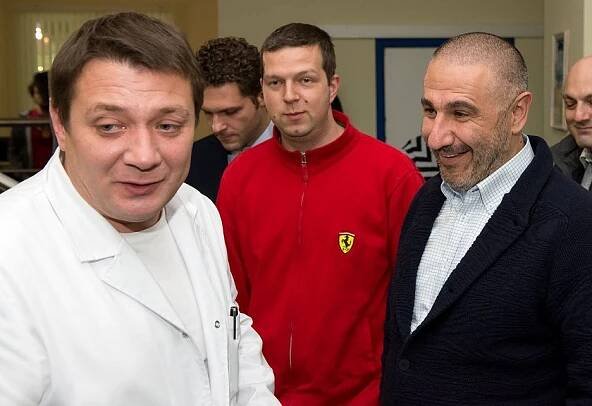 Jan Capnik, Konstantin Krjukov, Vitalij Rejngeverc, Armen Ananikjan - Odnoj levoj - Z natáčení