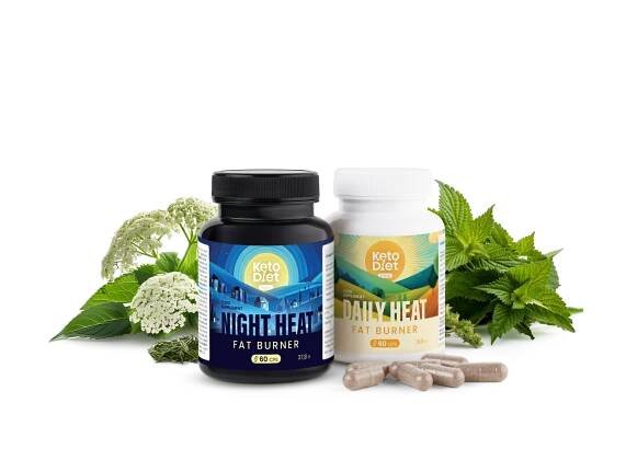 KetoDiet HEAT – balíček 2 spalovačů tuků