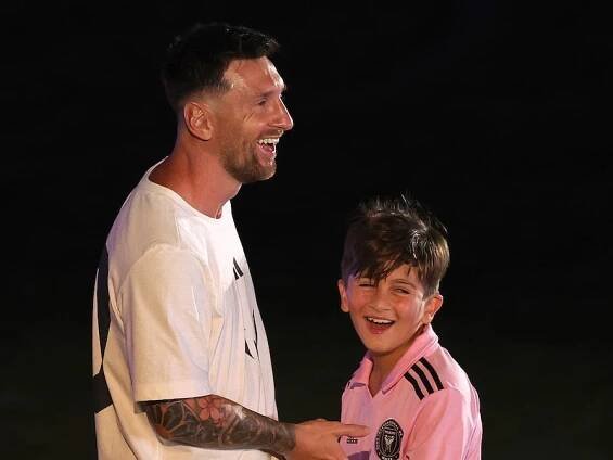 Lionel Messi's 10-year-old son Thiago joins Inter Miami youth club