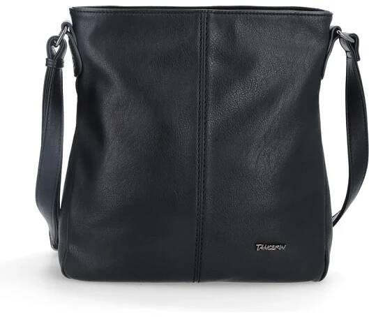 Kabelka ze syntetické kůže crossbody Tangerin černá 8003 C