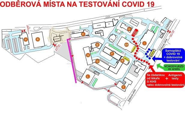 mapa testování